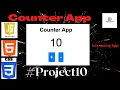 How to Create a Simple Counter App using HTML CSS and JavaScript Javascript Projects