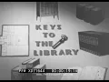 KEYS TO THE LIBRARY 1950s EDUCATIONAL FILM CARD CATALOGS ENCYCLOPEDIAS DEWEY DECIMAL XD71644