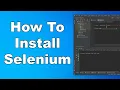 How To Setup Install Selenium With Python Pycharm Windows 10 Quick Easy Guide
