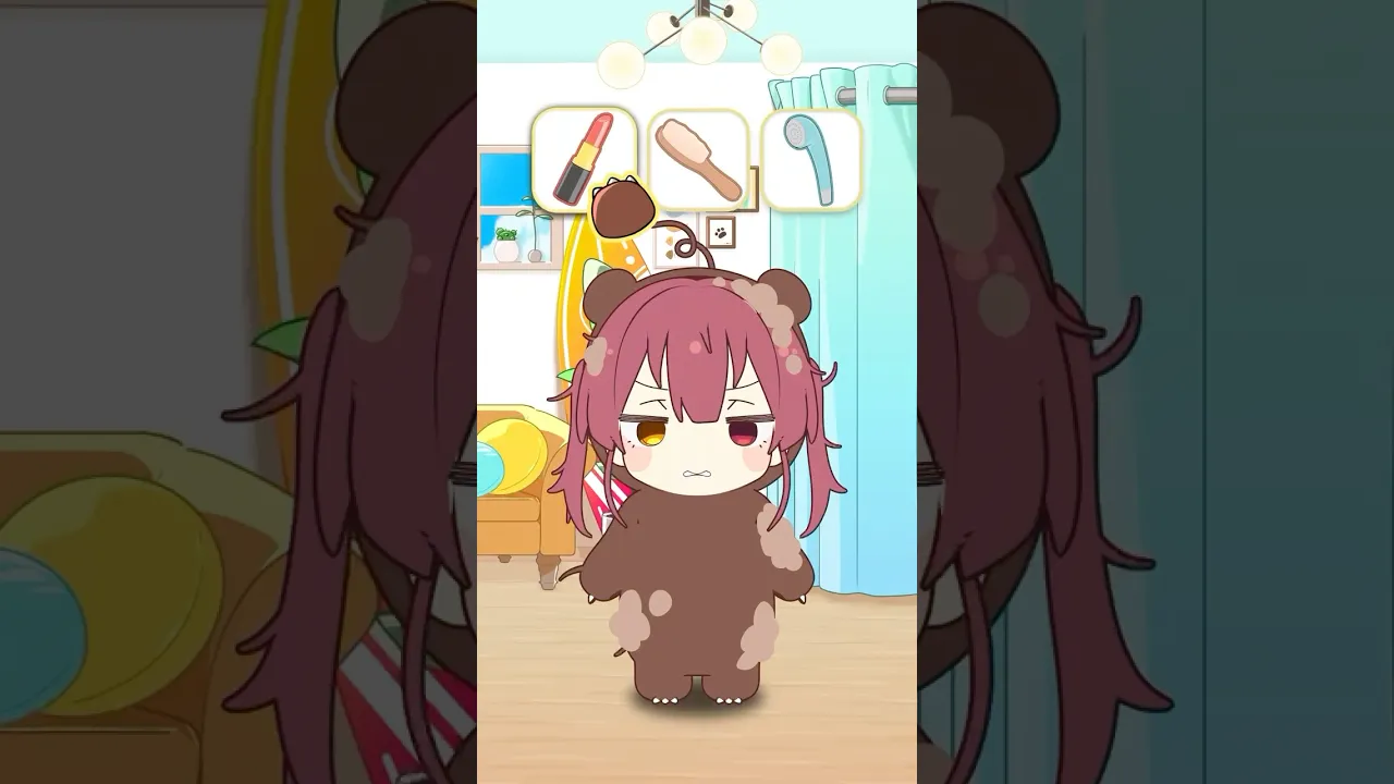 クマリンの恋を叶えるため大変身させよう！??#shorts