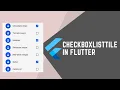 CHECKBOXLISTTILE IN FLUTTER APP DEVELOPMENT JOOKATE S FLUTTER