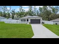 Fully Fenced Yard Like-New 2023 Build 3 Bed 2 Bath Home Tour in Citrus Springs FL MLS 855094