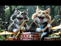 Download Lagu #LIVE 🔴 🐱🎷Cats Playing Instruments in a Serene, Flowery, Lakeside Paradise for Relaxation \u0026 Focus