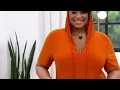 Attitudes by Renee Como Jersey Hooded Jumpsuit on QVC
