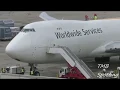 20 Minutes of UPS 747-8F Ground Operations - Unloading and Loading at Sydney Airport Noise