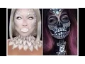 Halloween makeup tutorial last minute Makeup tutorial compilation October 2016
