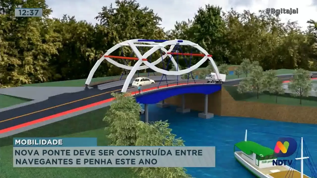 Nova ponte deve ser construída entre Navegantes e Penha este ano