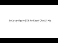 QuickBlox React Chat UI Kit Sending the First Message Quick Tips