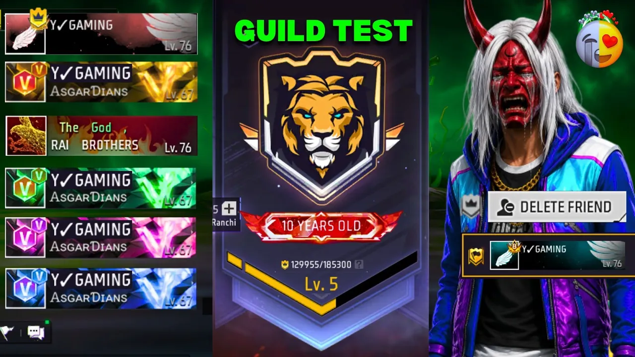 Guild Test Prank First Time 😱👿 Only Girls Guild मे Ghus गया 😂 Ab Kya Hogaaaa 🥵❤🔥 Garena Free Fire 🔥