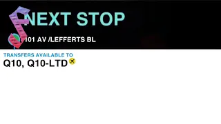 Q8 to Spring Creek Gateway Mall via 101 Av Bus announcements MTA BC