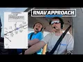 Flying An RNAV Approach Into Orlando ATC Approach Landing