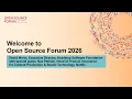 Welcome to Open Source Forum 2026 - David Morin Naz Pethani