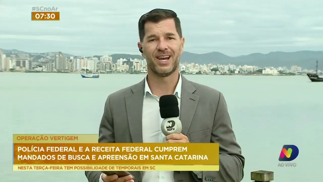 Polícia e Receita Federal cumprem mandados de busca e apreensão em Santa Catarina