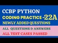 Coding Practice - 22A Functions Python CCBP 4 0