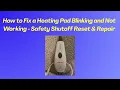 How to Fix a Heating Pad Blinking and Not Working - Safety Shutoff Reset Repair