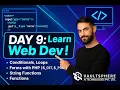 Day 9 Master PHP Backend - Dynamic Websites with Conditionals Loops Forms