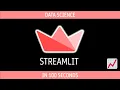 Streamlit in 100 Seconds