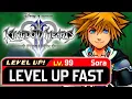 Kingdom Hearts 2 - How to Level Up FAST