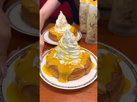 コメダ珈琲新発売のお月見シロノワール焼き芋味🍠