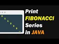 Java Program to Generate Fibonacci Series Using Recursion Step-by-Step Explanation
