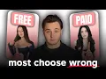 What ACTUALLY Makes More Money Free vs Paid OnlyFans