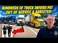 Breaking News Hundreds of Truck Drivers Put Out Of Service At Rest Area Arrested