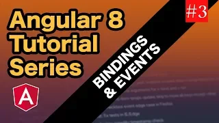 Angular 8 tutorial series BINDINGS EVENTS Blackboxtech