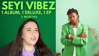 seyi vibez 3 projects in 3 months memory card ep billion dollar baby just vibes reaction