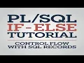 Conditional Logic Statements in PLSQL by data from SQL query