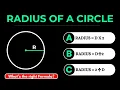 How to Find the Radius from the Diameter Super Easy