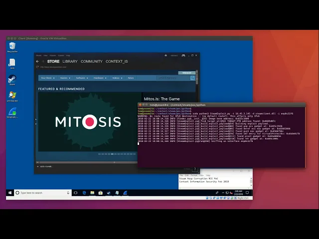 A Remote Code Execution Vulnerability in the Steam Client