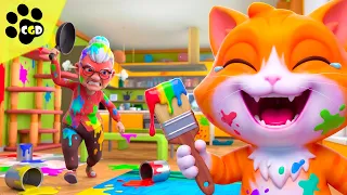 I Covered Granny's House In PAINT! - I Am Cat