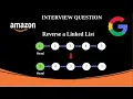 Reverse a Linked List Iterative 206 leetcode Google Microsoft