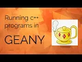 Running C Programs in GEANY IDE