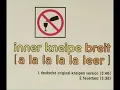 Inner Kneipe - Breit ( A la la la la leer ) [ Inner Circle - Sweat ]