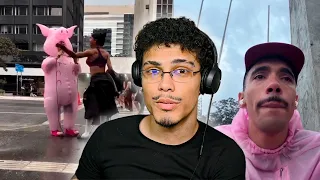 BATERAM NO PORQUINHO DA PAULISTA