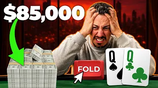 a mind bending poker decision at a 85 000 final table