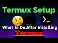 Termux Setup What To Do After Installing Termux