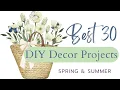 30 BEST DIY DECOR PROJECTS FOR SPRING SUMMER BIG ANNOUNCEMENT