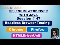 Selenium Webdriver With Java in Hindi - Headless Browser Testing With Practical