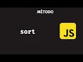 Metodo sort JavaScript Tutorial