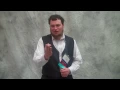 Leroy Yoder selling in English Pennsylvania Dutch