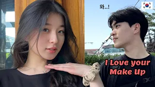 Download GRWM for a Date! | Korean Boyfriend speaking Danish | Make Up Tutorial \u0026 Couple café Vlog in Seoul MP3