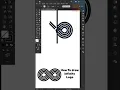 How To draw infinity Vector logo in adobe illustrator