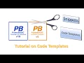 PowerBasic Snippets - Tutorial on using Code Templates