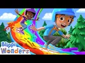 Blippi Meekah Learn to Paint a Rainbow Blippi Wonders Educational s for Kids