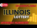 Illinois Midday Lottery Results For - 06 Aug 2024