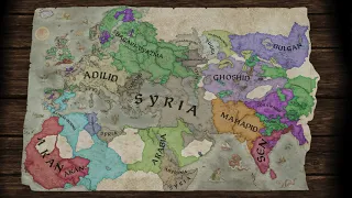 What happens if EVERYONE starts as a Kingdom and there is WAR Crusader Kings 3 Timelapse