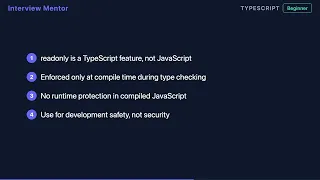 What Does TypeScript s readonly Modifier Do