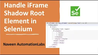 Handle tricky iframe Shadow Root WebElement using Selenium